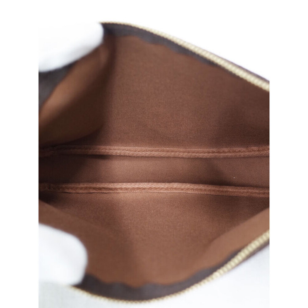 Louis Vuitton Monogram Leather Brown Pochette Accessoires Accessory Pouch - Picture 3 of 9